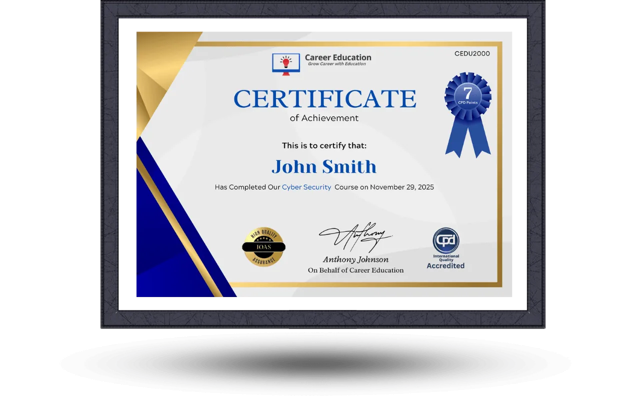 Sample Accredited Certificate