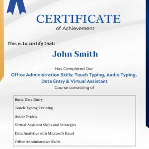 Hardcopy Certificate